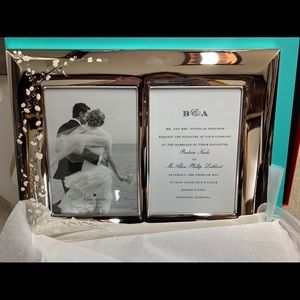 Kate Spade Gardner invitation Frame 5x7 NIB